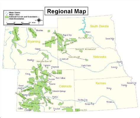 forest service region 2 map.
